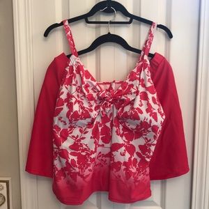 2 piece Fuschia Pink Tankini